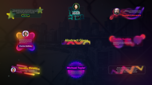 Videohive Abstract Glass Lower Thirds Elements template preview