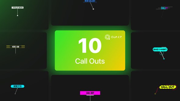 Videohive Call Out Titles Vol. 02 Titles template preview