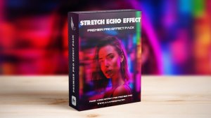 Stretch Echo Music Video Transitions Pack for Premiere Pro Premiere Pro template preview