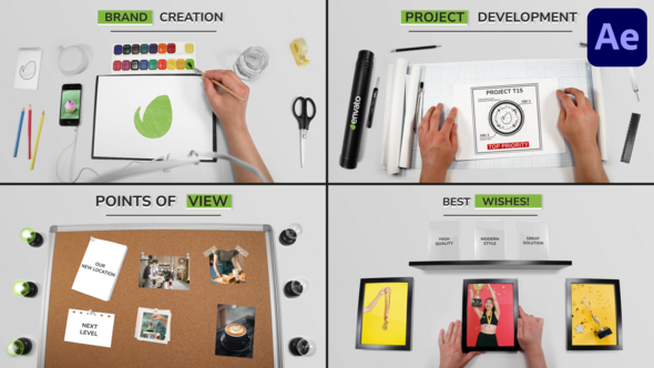 Videohive Hand-Made Project Development Explainers for After Effects Titles template preview