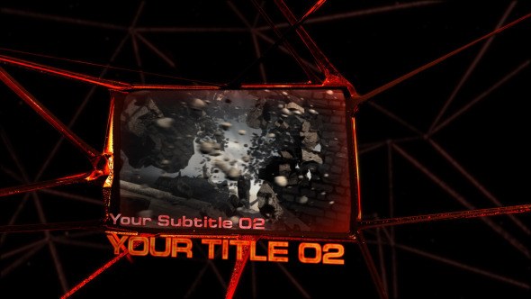 Videohive Spider Web Screens Video Displays template preview