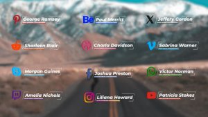 Videohive Lower Thirds Social Media 54087795 Elements template preview