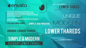 21 Modern Lower Third Video Displays template preview