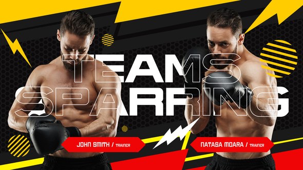Videohive Boxing Club Sildes Promo Product Promo template preview