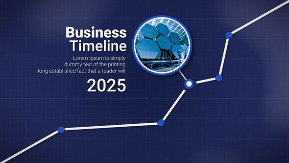 Videohive Business Timeline 48775777 Video Displays template preview