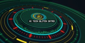 Videohive Hi Tech Glitch Intro Openers template preview