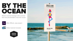 Videohive By the Ocean | Realistic Frames Video Displays template preview