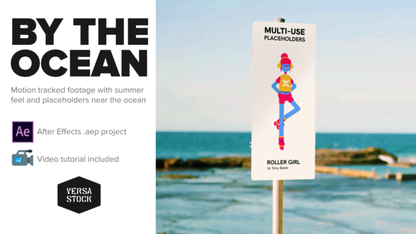 Videohive By the Ocean | Realistic Frames Video Displays template preview