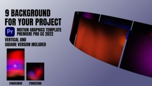 Gradient Background mogrt Premiere Pro template preview