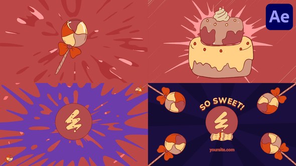 Videohive Sweet Morphing Logo for After Effects Logo Stings template preview