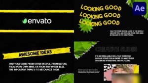 Videohive Creative Texture Paper Slides | After Effects Openers template preview