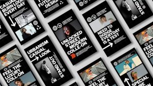 Videohive Dynamic Stories Pack 54307686 Elements template preview
