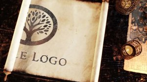 Videohive Ancient Parchment Logo Logo Stings template preview