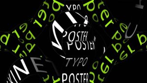 Videohive Typography Posters Pack Video Displays template preview