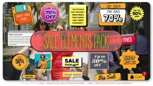 Videohive Fashion Sale - Elements PACK Elements template preview
