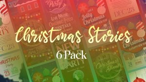 Videohive Six Christmas Stories Openers template preview
