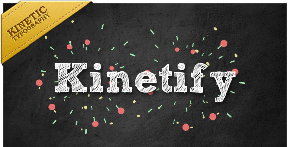 Kinetify, sends a happy message. Video Displays template preview