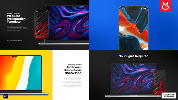 Videohive Website Presentation Mockup 50499993 Product Promo template preview