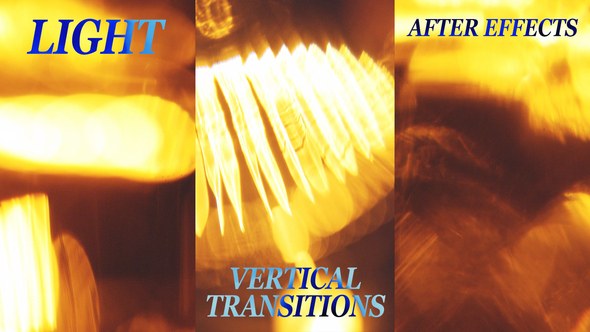 Videohive Vertical Light Transitions | Instagram Reels Stories TikTok Elements template preview