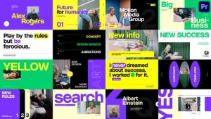 Corporate Titles Pack Video Displays template preview