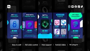 Videohive Blockchain Instagram Reels Product Promo template preview