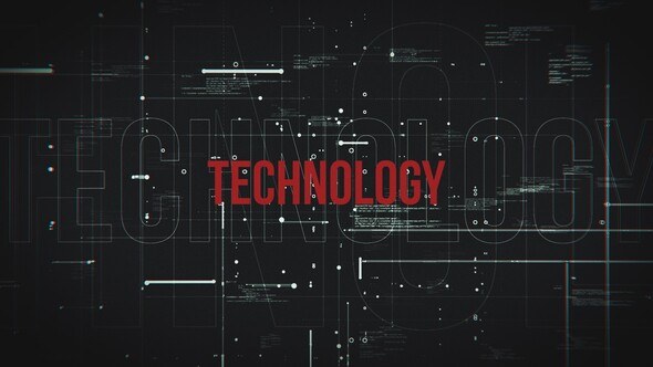 Videohive Technology Grid Titles template preview