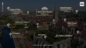 Videohive Location Titles v3.0 | AE Titles template preview