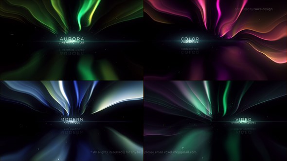 Videohive Aurora Cinematic Titles Titles template preview