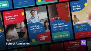 Videohive Reels - School Admission Product Promo template preview