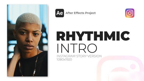 Videohive Instagram Rhythmic Intro Openers template preview