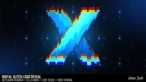 Videohive Digital Glitch Logo Reveal 53889224 Logo Stings template preview