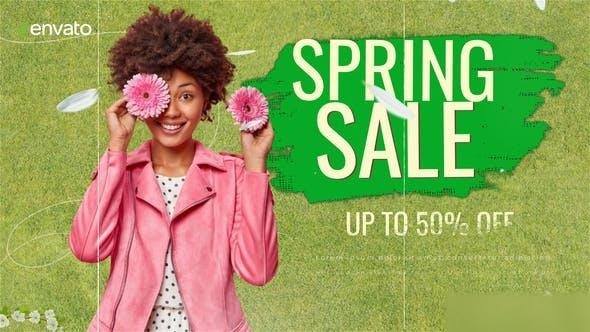 Videohive Spring Fashion Sale Promo Broadcast-packages template preview