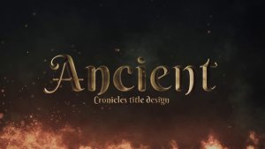 Videohive Chronicles Title Design Titles template preview
