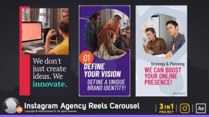 Videohive Instagram Agency Reels Carousel Product Promo template preview