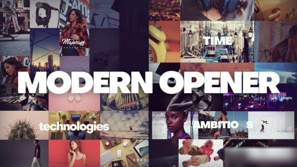 Videohive Modern Opener 33959723 Openers template preview