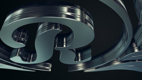 Videohive 3D Silver Logo Reveal Logo Stings template preview