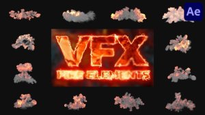 Videohive VFX Fire Elements for After Effects 51236418 Elements template preview