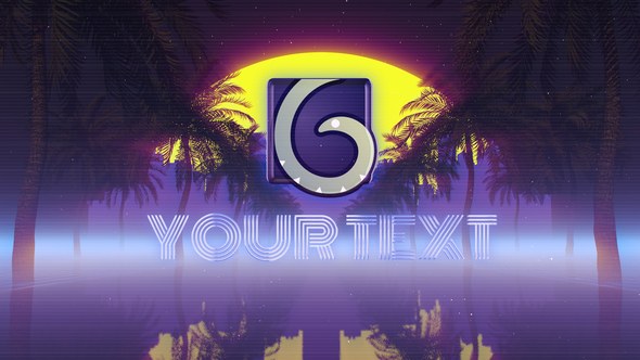 Videohive Logo 80s Logo Stings template preview