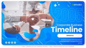 Videohive Corporate N Business Timeline Slideshow Video Displays template preview