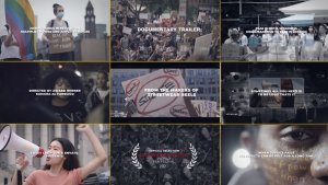 Videohive Documentary Minimal Video Displays template preview