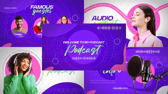 Videohive YouTube Blog Intro | Podcast Opener 53942222 Openers template preview