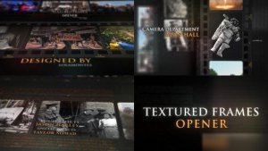 Videohive Textured Frame Openers template preview