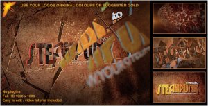 Videohive Steampunk Logo Logo Stings template preview