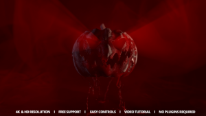 Videohive Halloween Pumpkin Reveal Logo Stings template preview