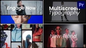 Multiscreen Slides for Premiere Pro Premiere Pro template preview