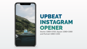 Videohive Upbeat Instagram Opener Openers template preview