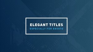 Elegant Titles 2 Video Displays template preview