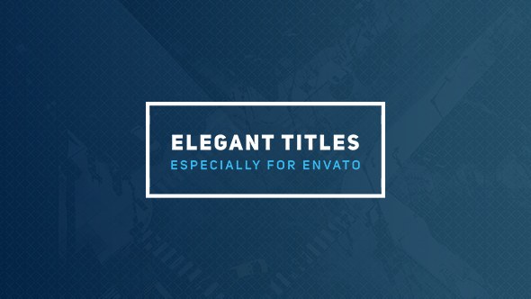 Elegant Titles 2 Video Displays template preview