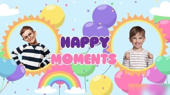 Videohive Happy Birthday slideshow 37717186 Openers template preview