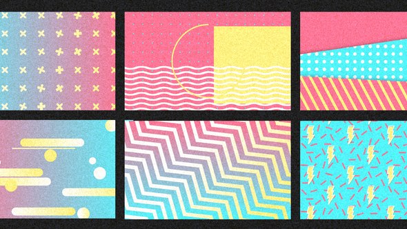 Videohive Fun Shapes Transitions Elements template preview